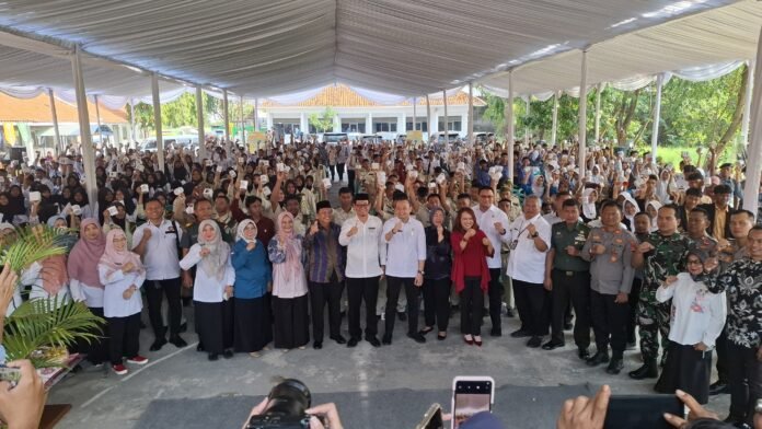 Literasi gizi di kalangan pelajar melalui program B2SA Goes to School (BGtS) yang digelar di SMK Presiden Delta