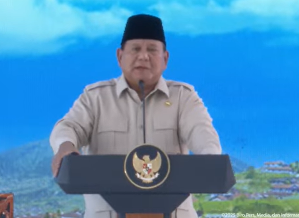Presiden Prabowo Subianto. Foto: tangkapan layar YouTube Sekretariat Presiden.