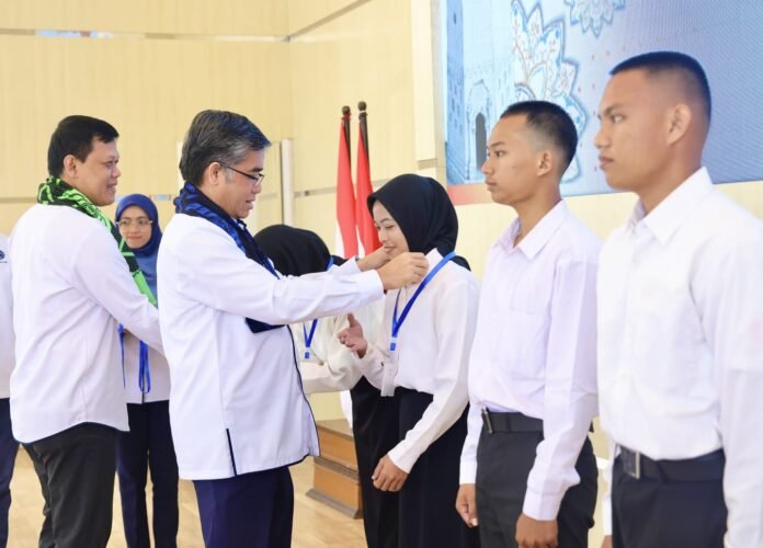Menaker membuka program Project Based Learning (PBL) Smart Sector di Balai Besar Pelatihan Vokasi dan Produktivitas (BBPVP) Serang, Banten, pada Senin (4/8/2025).