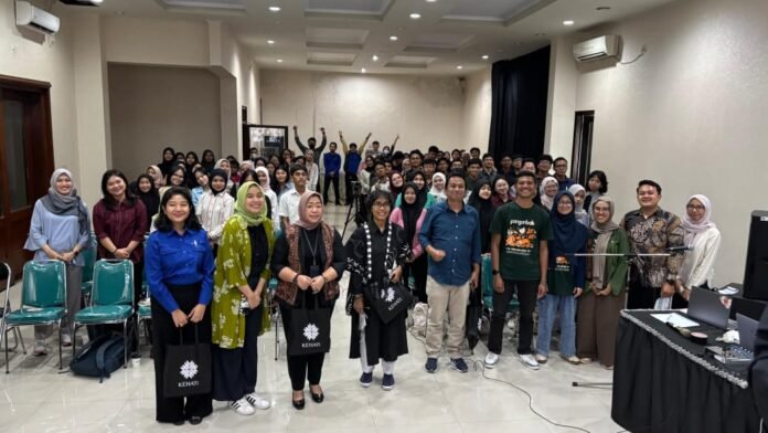 Bedah Buku dan Film Merawat Harapan di Kampung Halaman: Suara Local Champion untuk Iklim dan Pangan yang diselenggarakan Koalisi Pangan BAIK di Aula RRI Bogor.