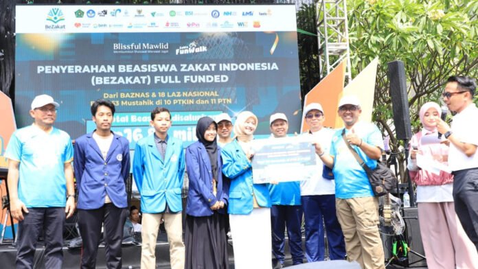 Kementerian Agama (Kemenag) menyerahkan Beasiswa Zakat Indonesia senilai Rp16,85 miliar kepada 153 mahasiswa.