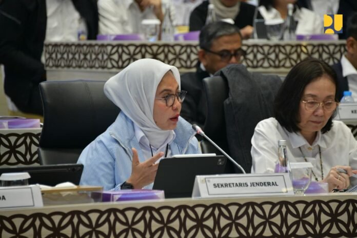 Sekretaris Jenderal Kementerian PU, Wida Nurfaida.