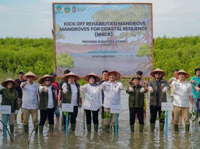Kick off Mangroves for Coastal Resilience di Medan, Sumatera Utara.